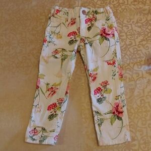 Gap Floral Capris Size 5
